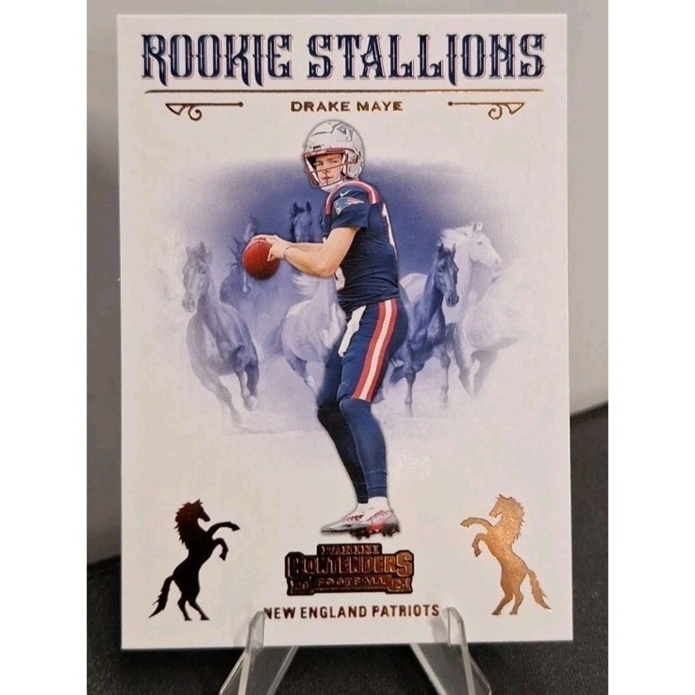 2024 Contenders - Rookie Stallions Bronze Drake‎ Maye #4 (RC)